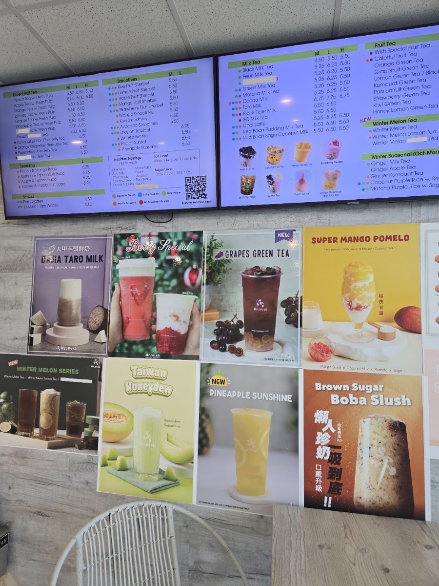 Mr. Wish New Falls Menu 3