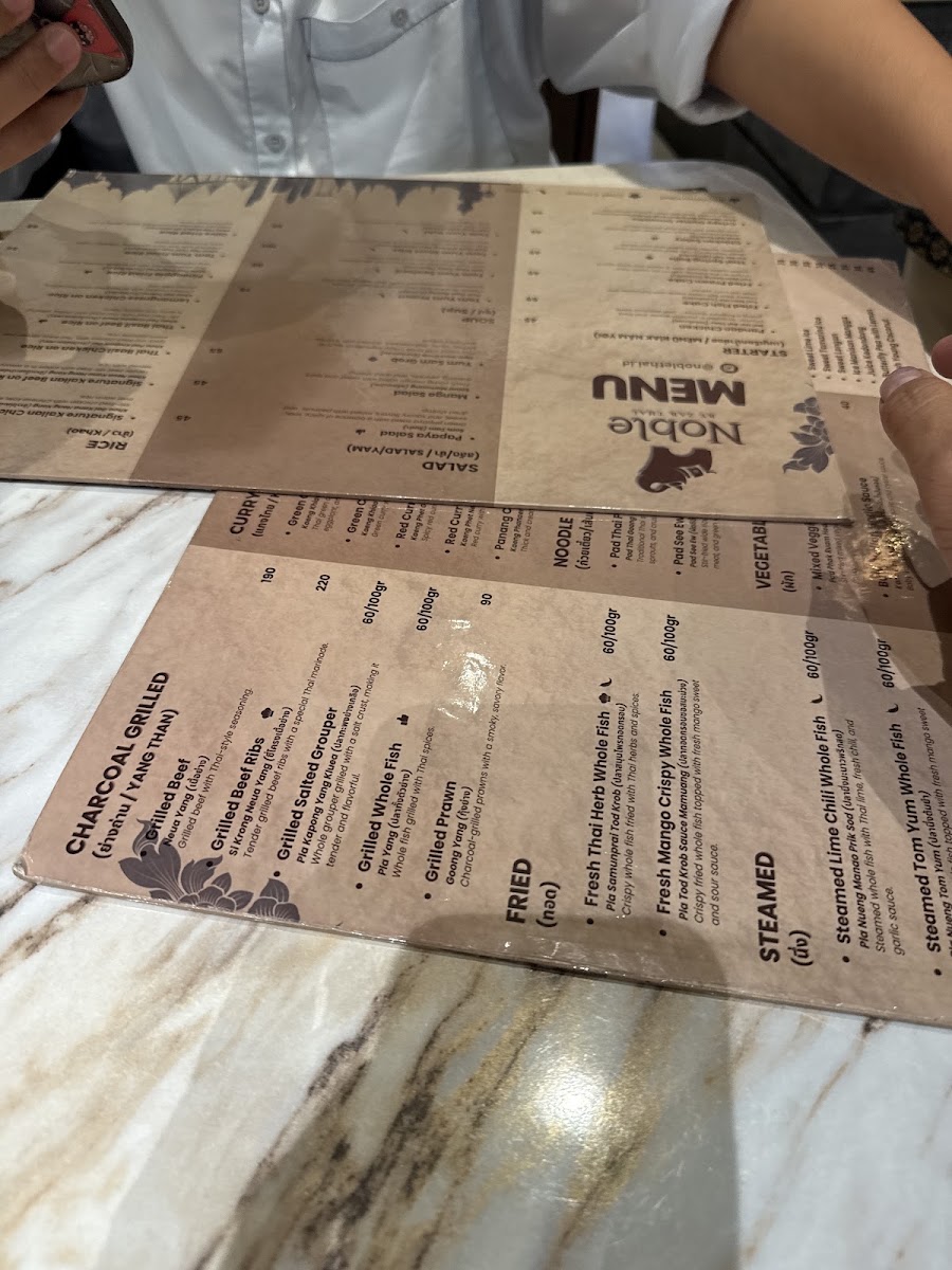 Noble Thai - Kuningan City Mall Menu 4