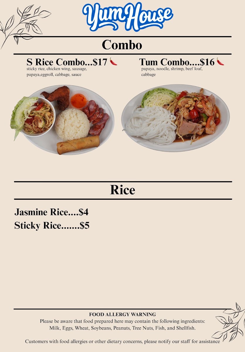 Yum House Menu 5