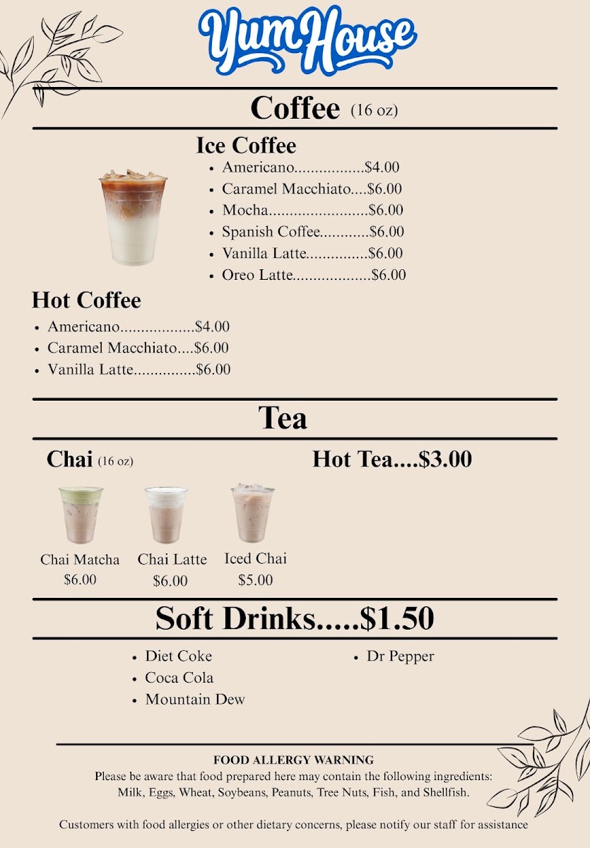 Yum House Menu 6
