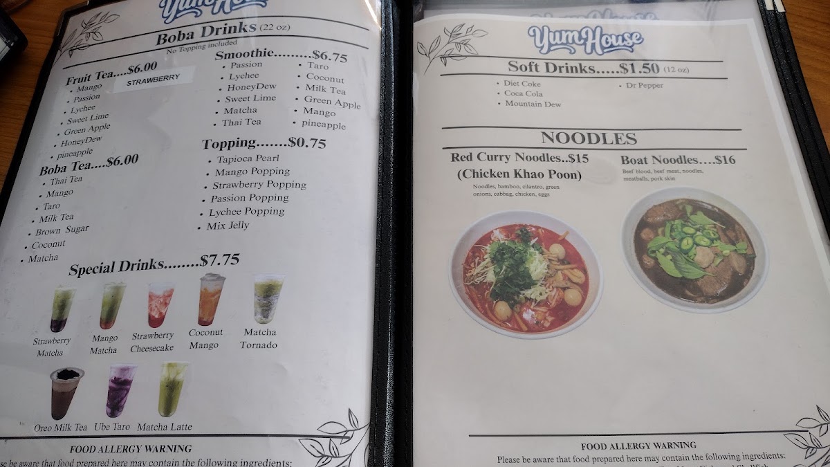 Yum House Menu 7