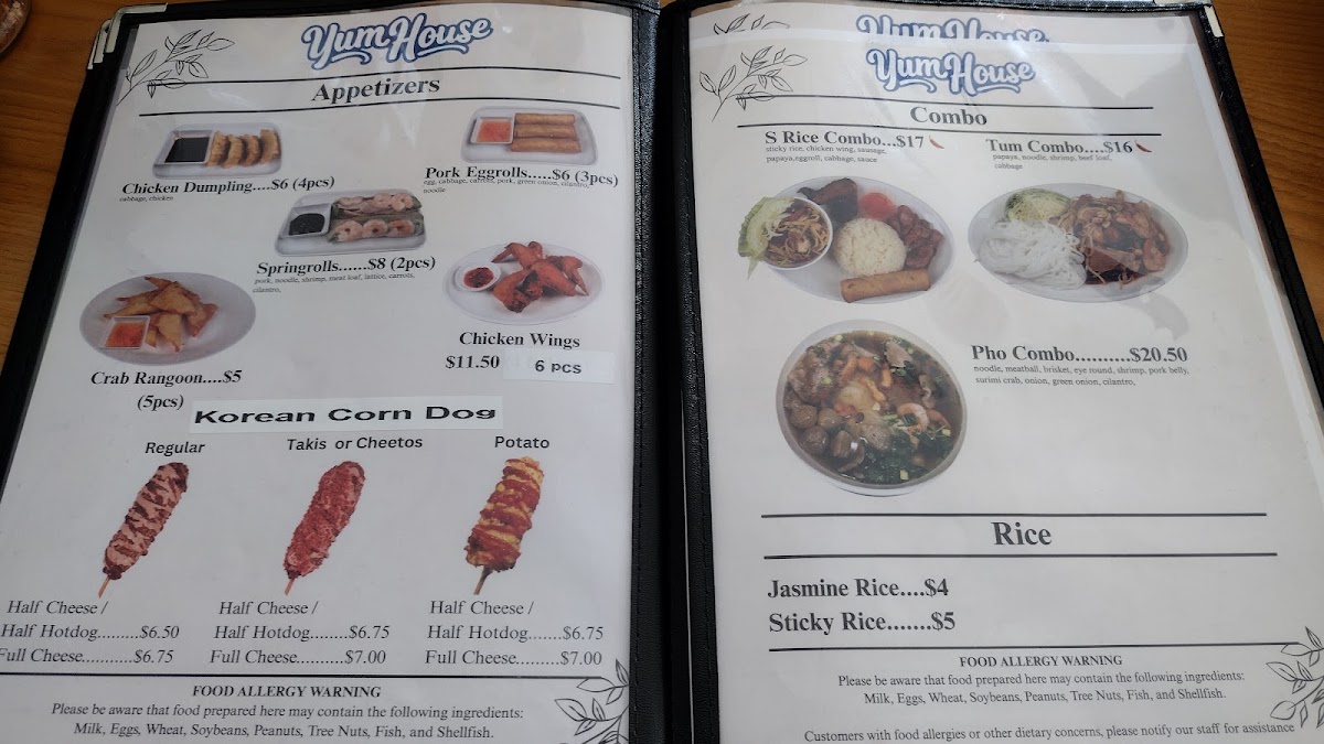 Yum House Menu 8