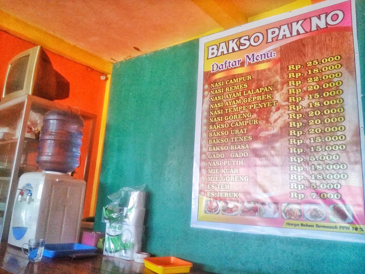 Bakso Pak No. Menu 2