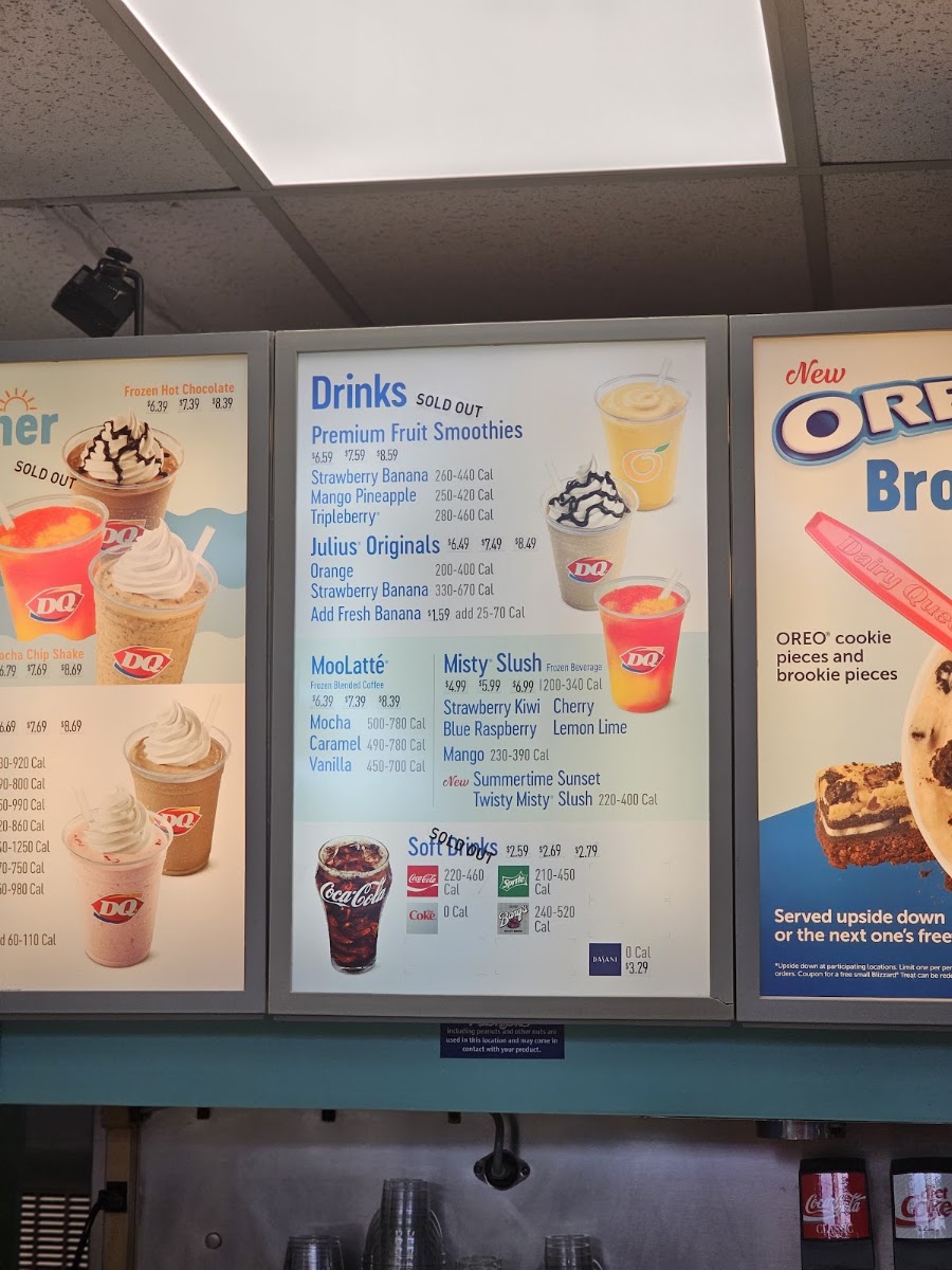 Dairy Queen (Treat) Menu 1