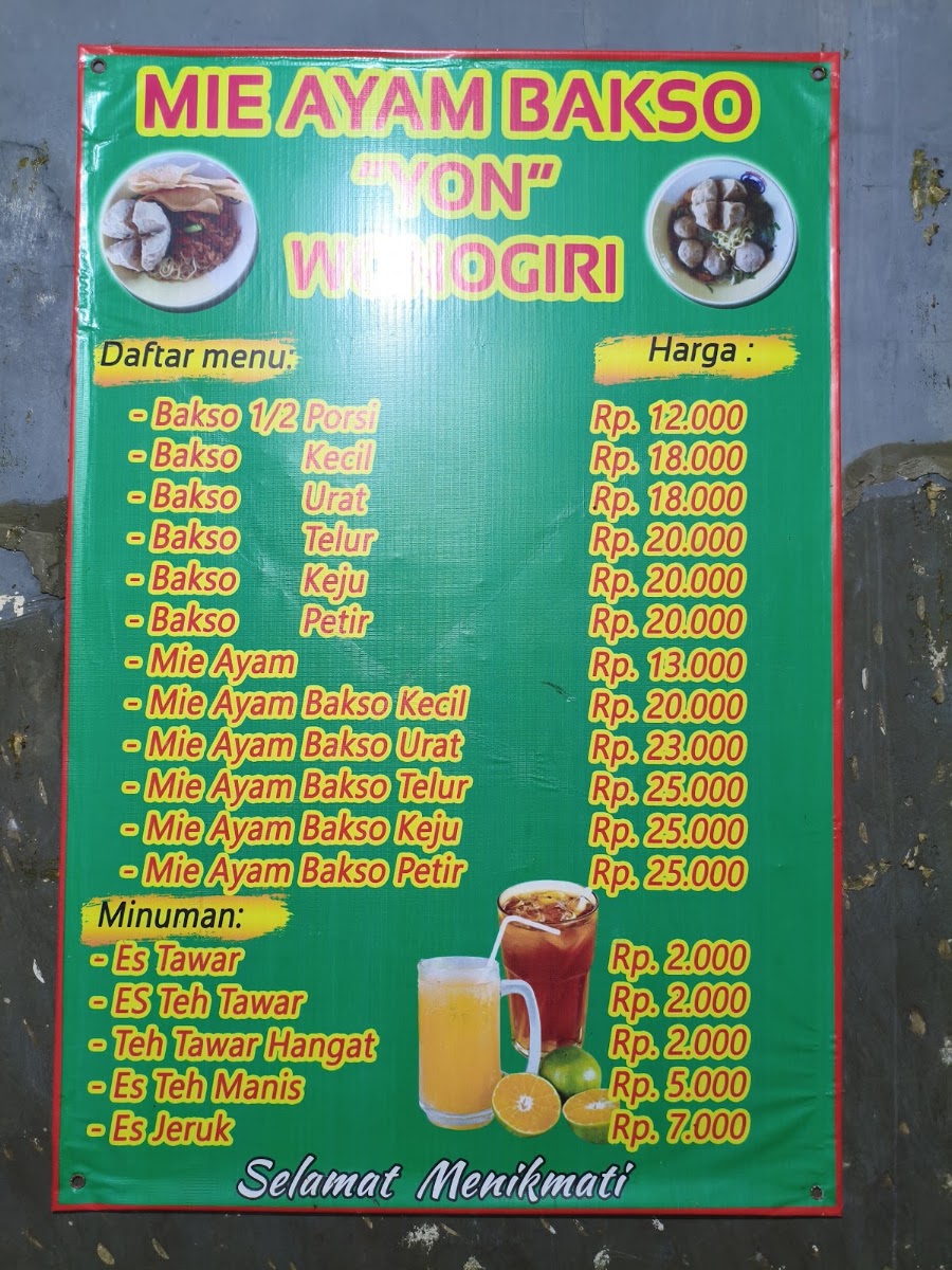 Bakso Yon Wonogiri