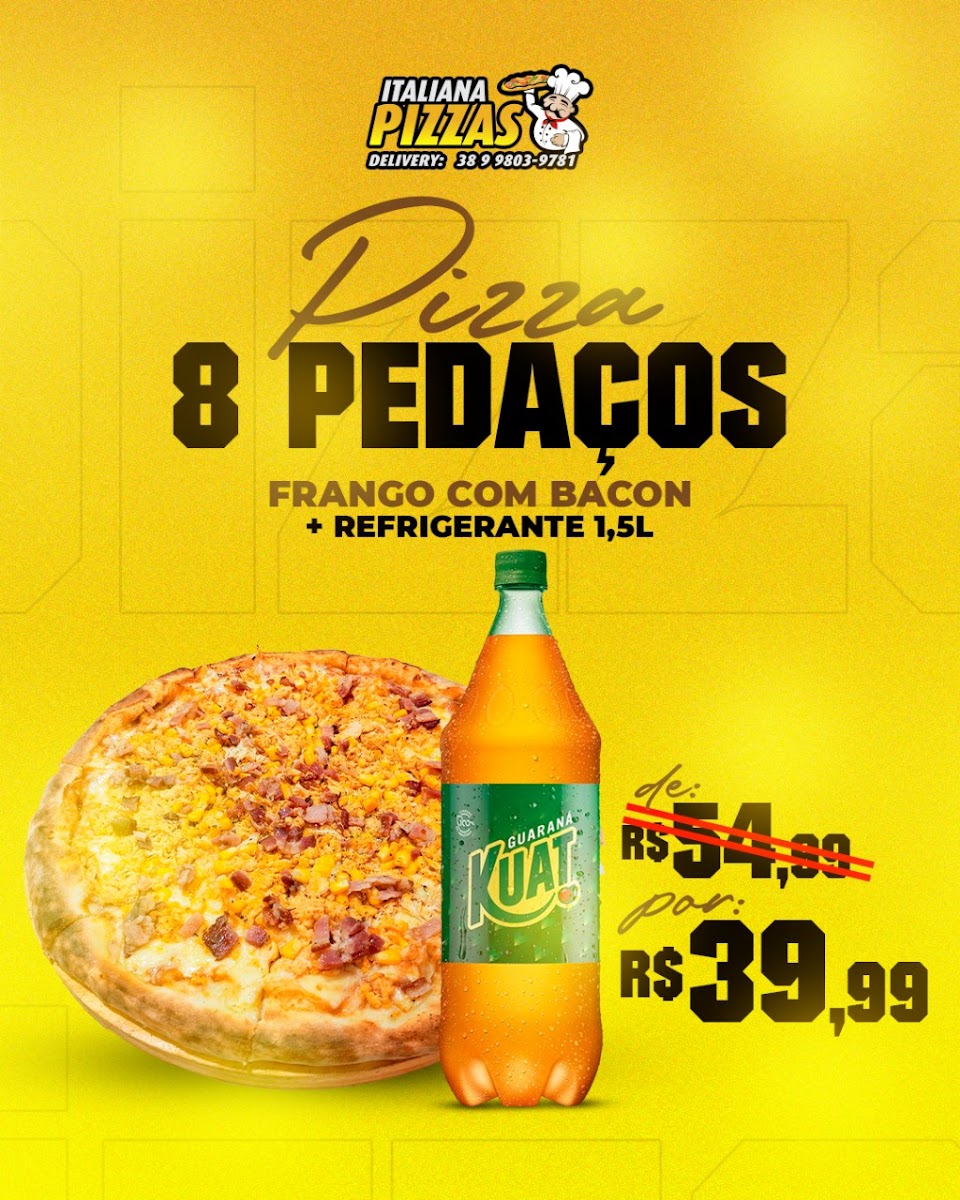 Italiana Pizzas Menu 4