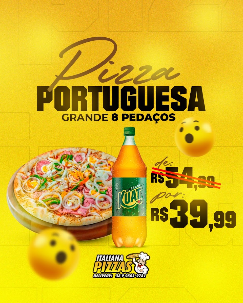 Italiana Pizzas Menu 5