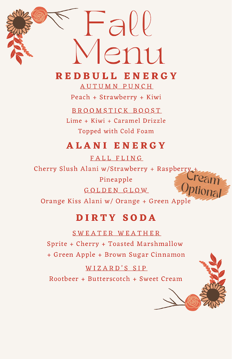 Sagebrush Sunrise Coffee Co. Menu 9