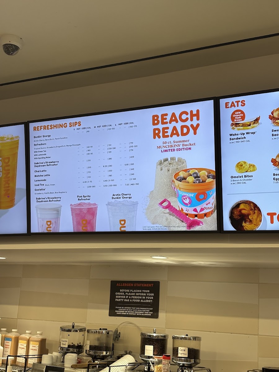 Dunkin' Menu 3