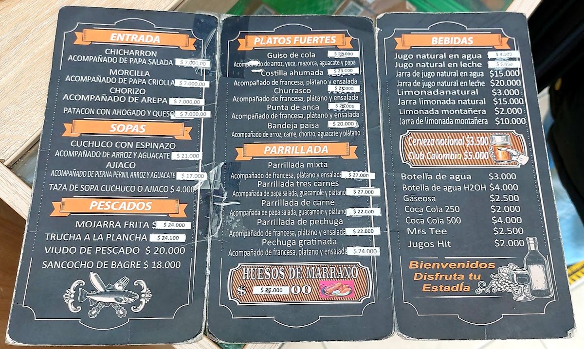 Restaurante Donde Enrique Menu 1