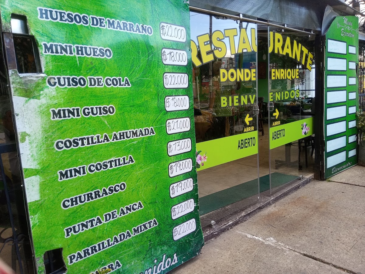 Restaurante Donde Enrique Menu 5