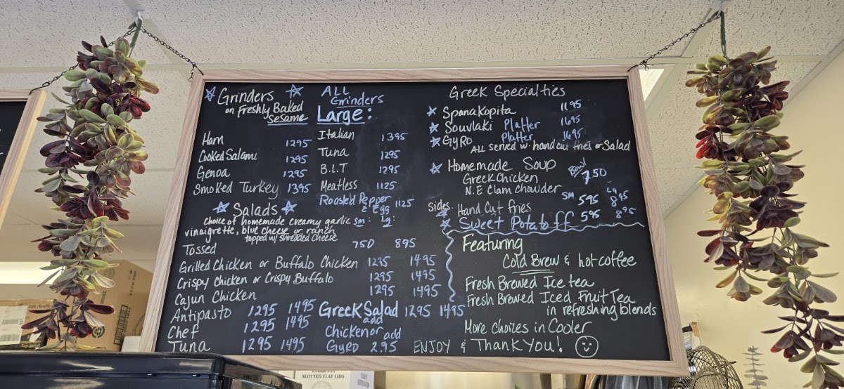 Village Cafe Menu 2