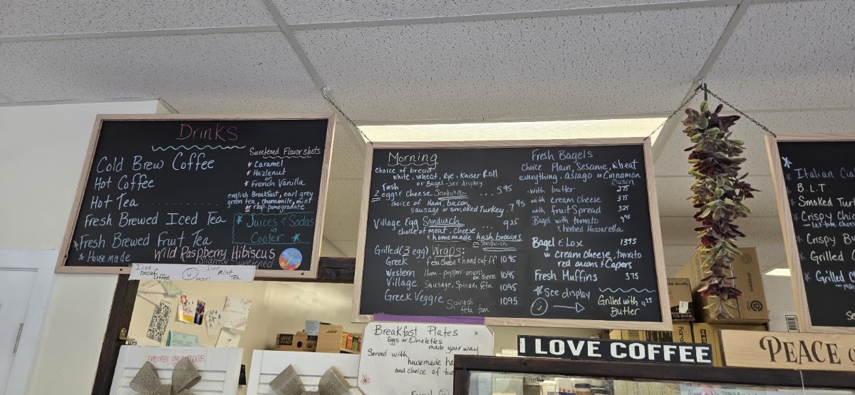 Village Cafe Menu 3