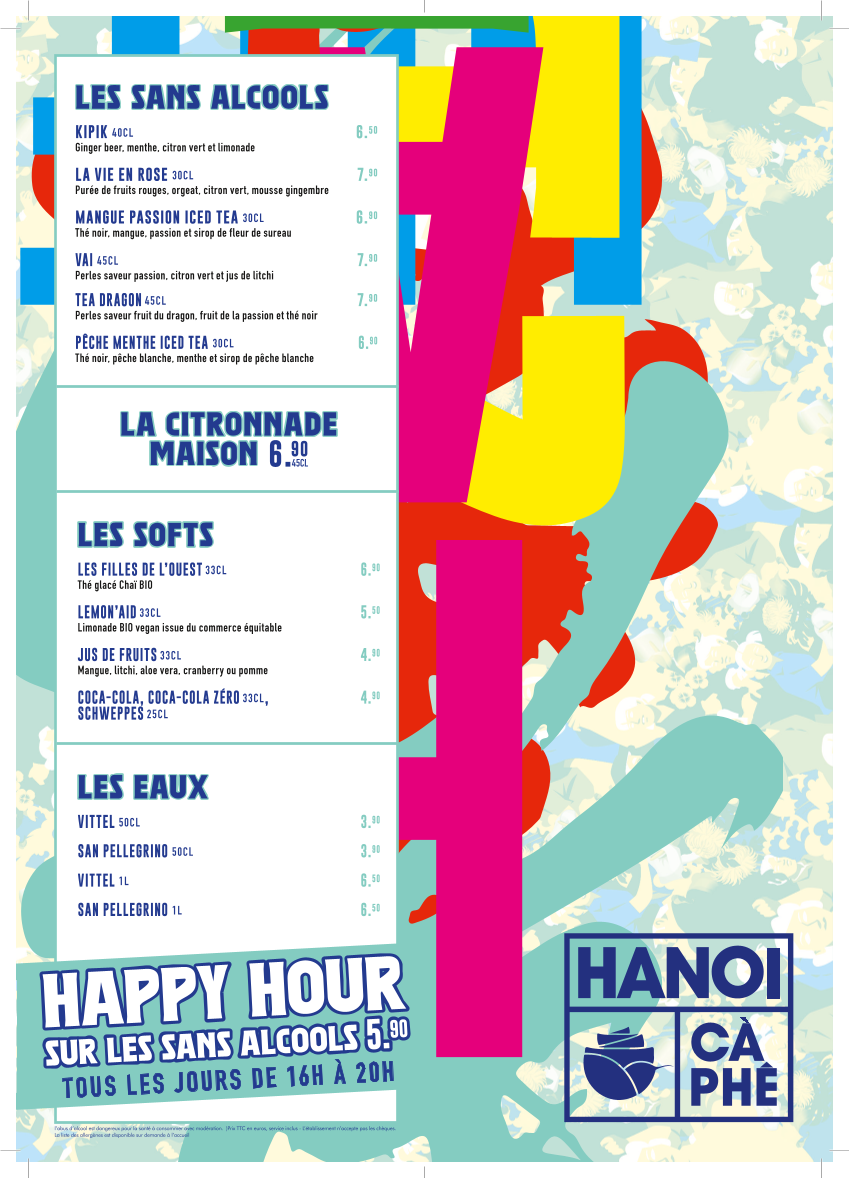 Hanoï Cà Phê Opéra Menu 2