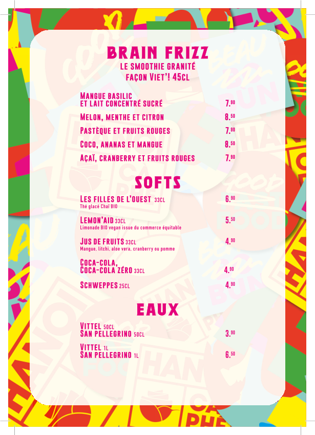 Hanoï Cà Phê Opéra Menu 9