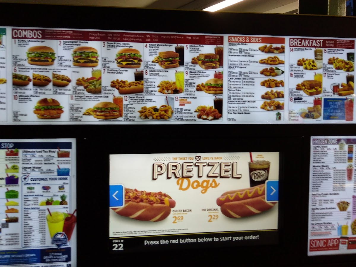 Sonic Drive-In Menu 4