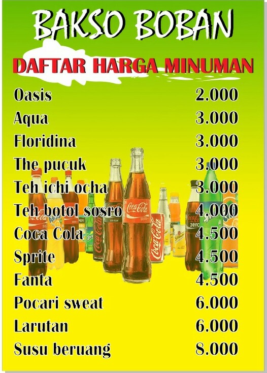 Bakso Boban Menu 6