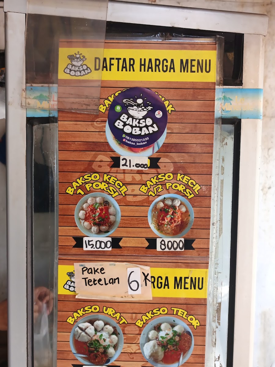 Bakso Boban Menu 8