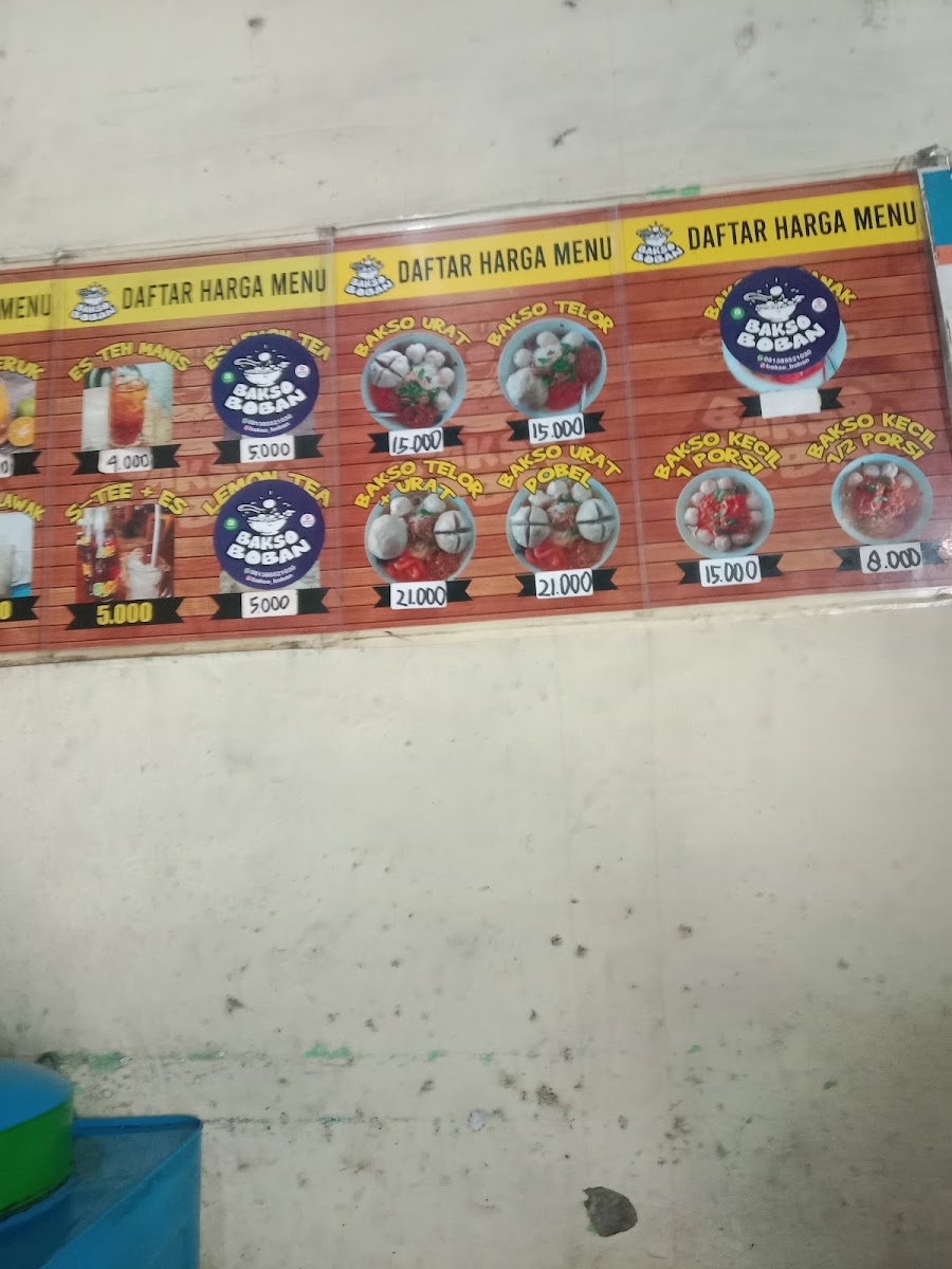 Bakso Boban Menu 9
