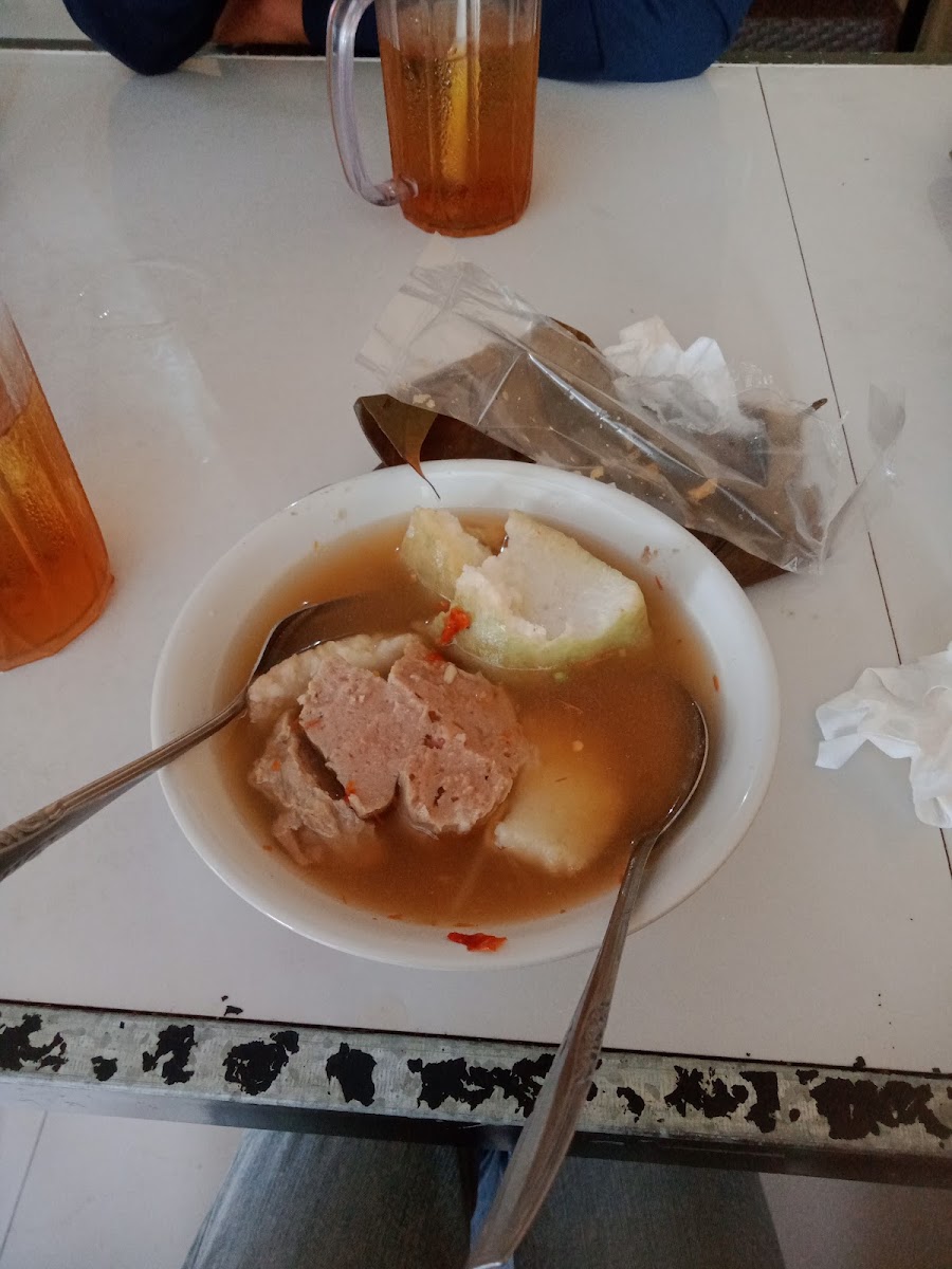 Bakso lonjong pak di
