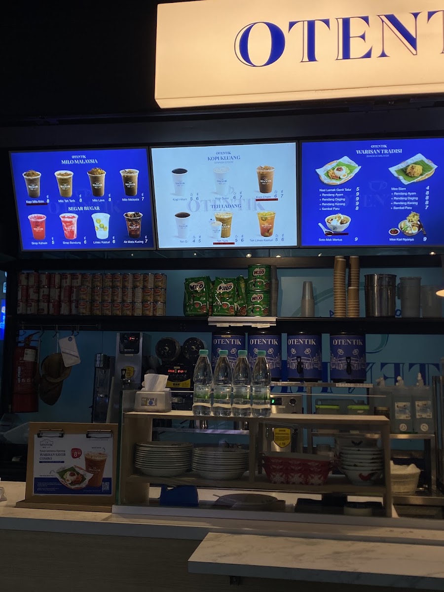 Otentik Kopitiam @ LRT Ampang Park Menu 1