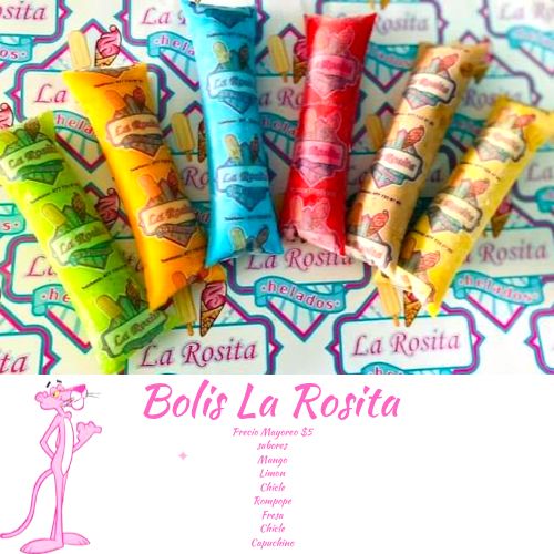 Helados La Rosita Menu 1