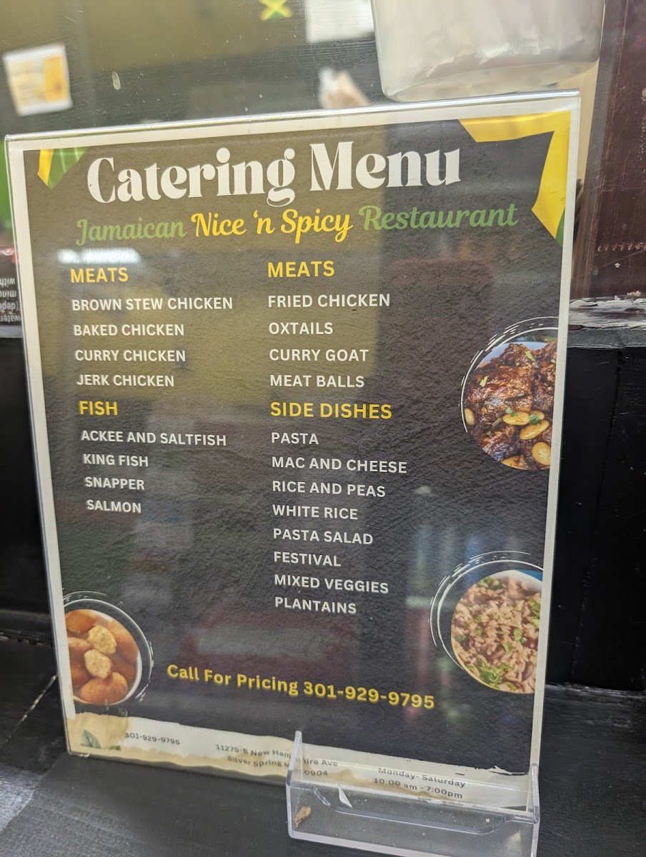 Nice N Spicy Menu 5