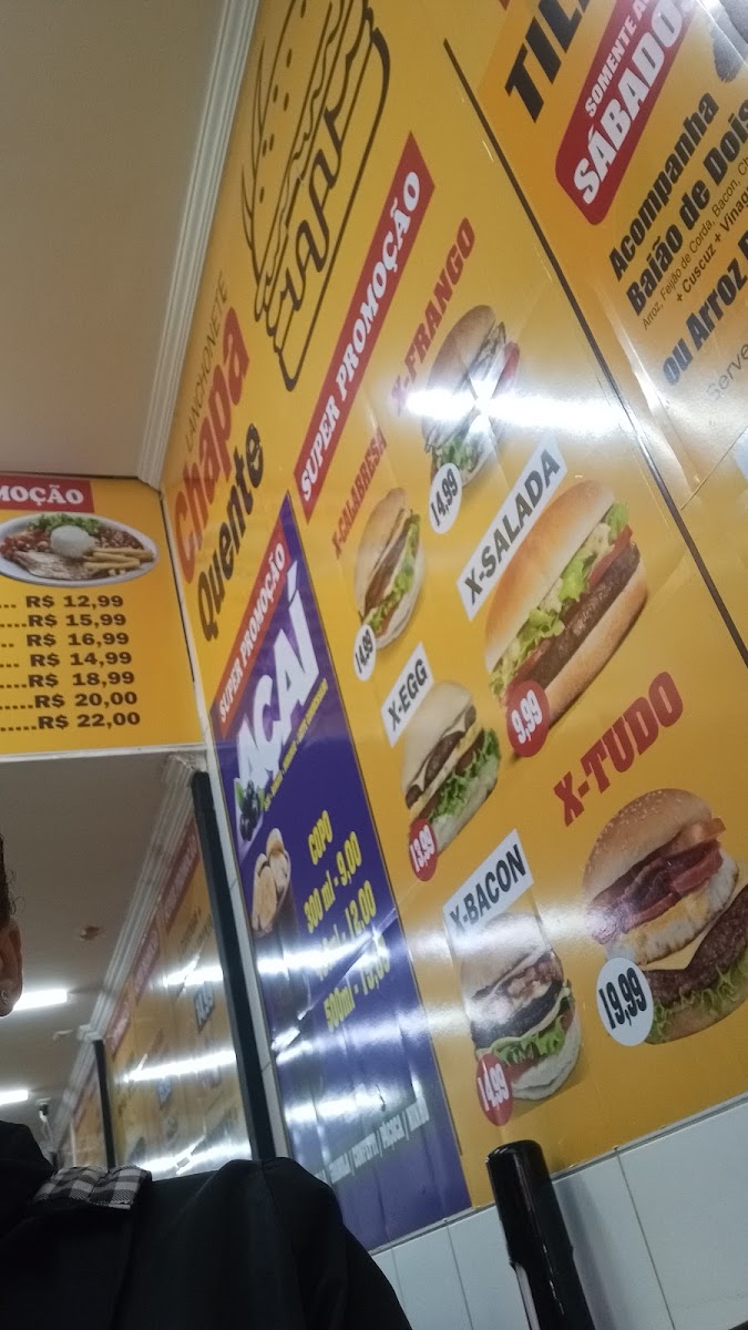 Lanchonete Chapa Quente Menu 6