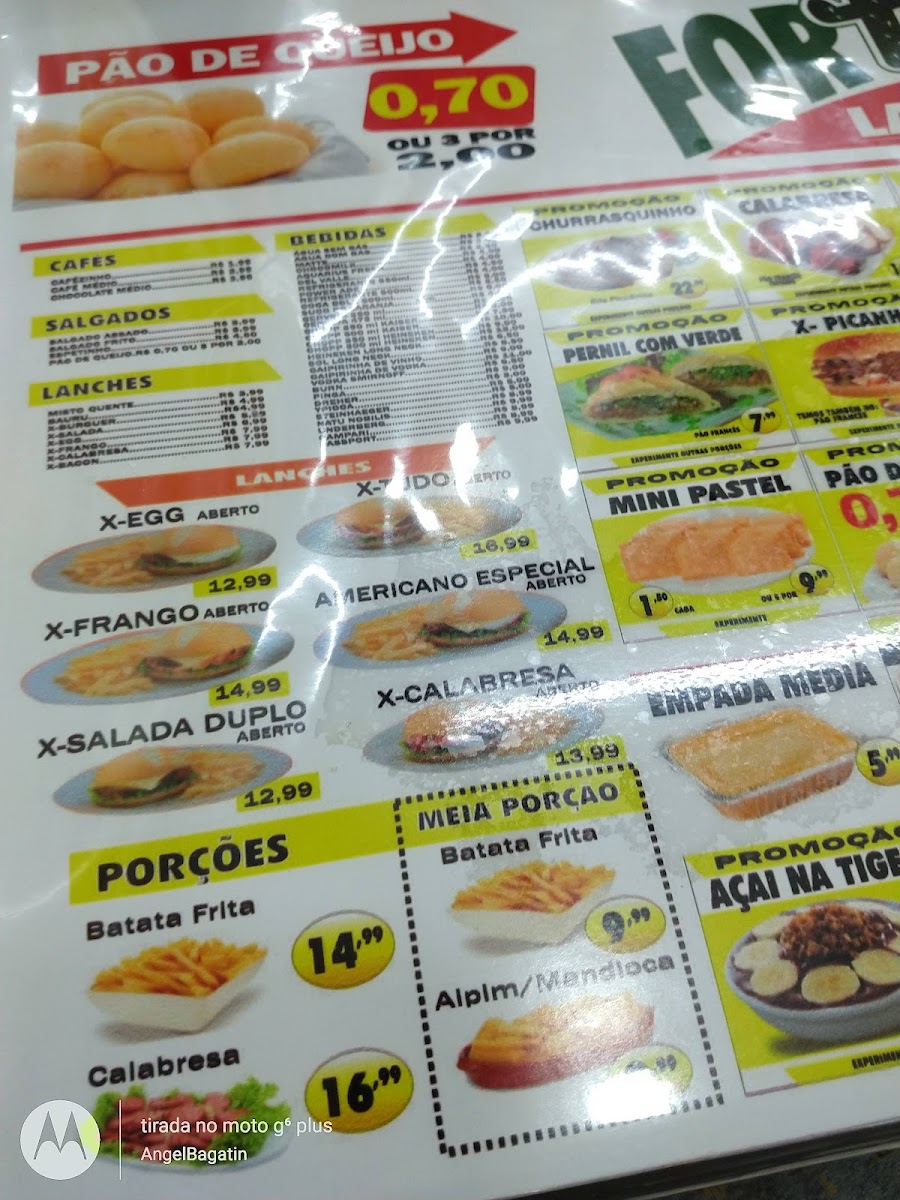 Lanchonete Chapa Quente Menu 7