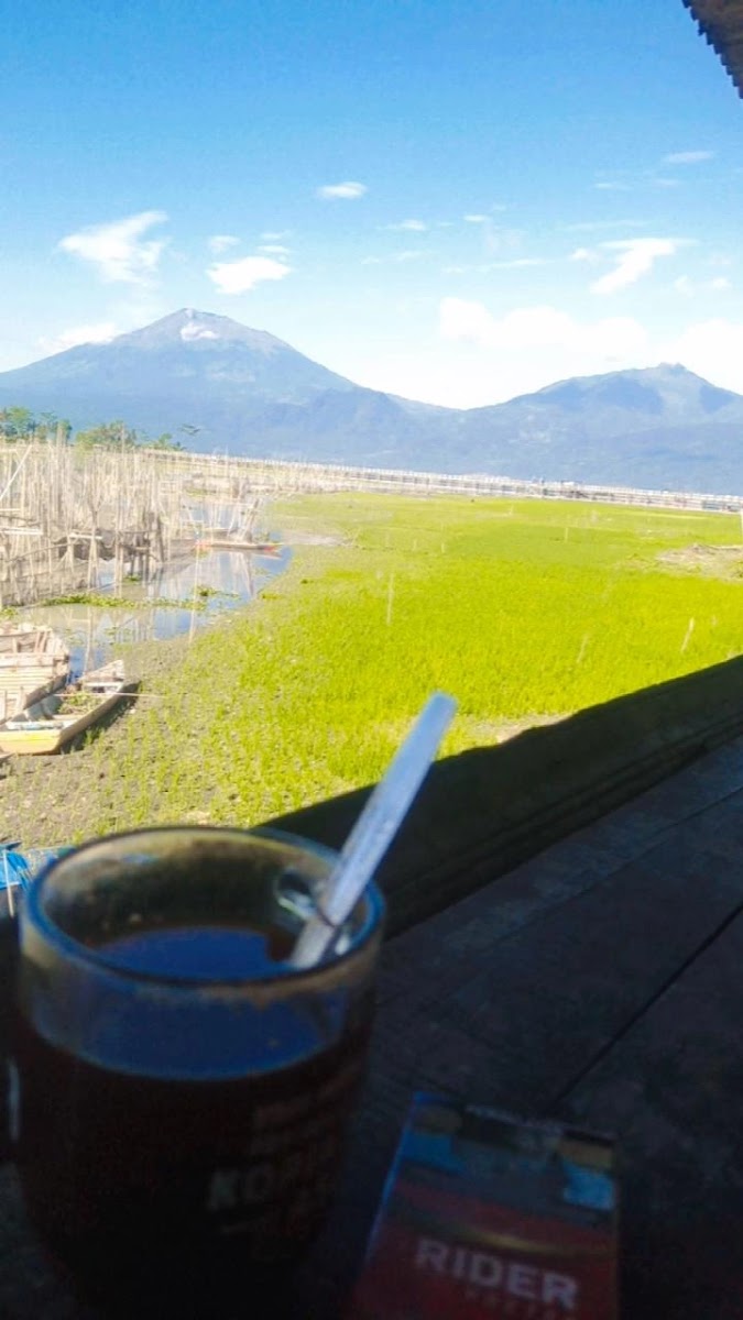 Warung kopi pinggir rawa pening