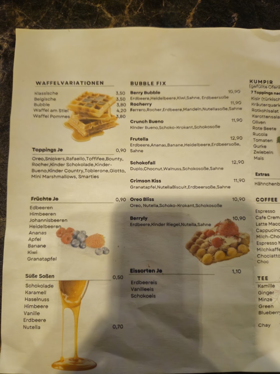 EWAS CAFE Menu 5