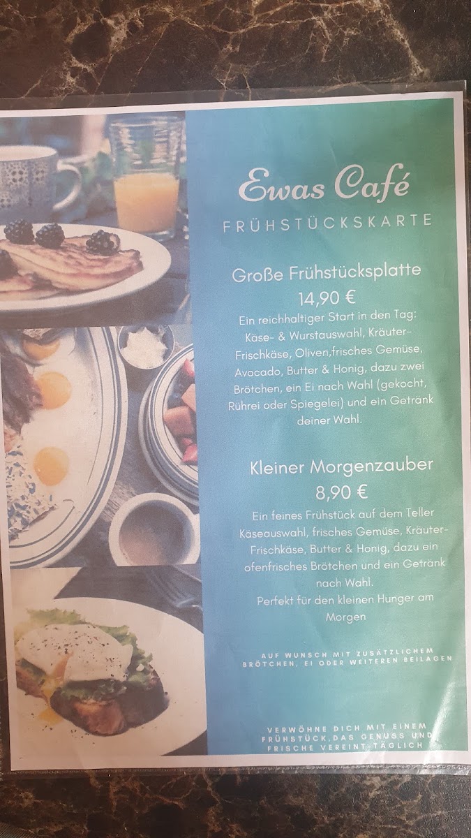 EWAS CAFE Menu 6