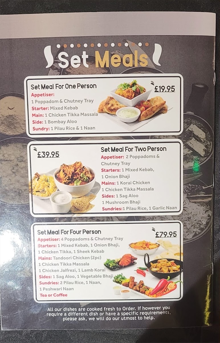 Valley Spice Menu 4