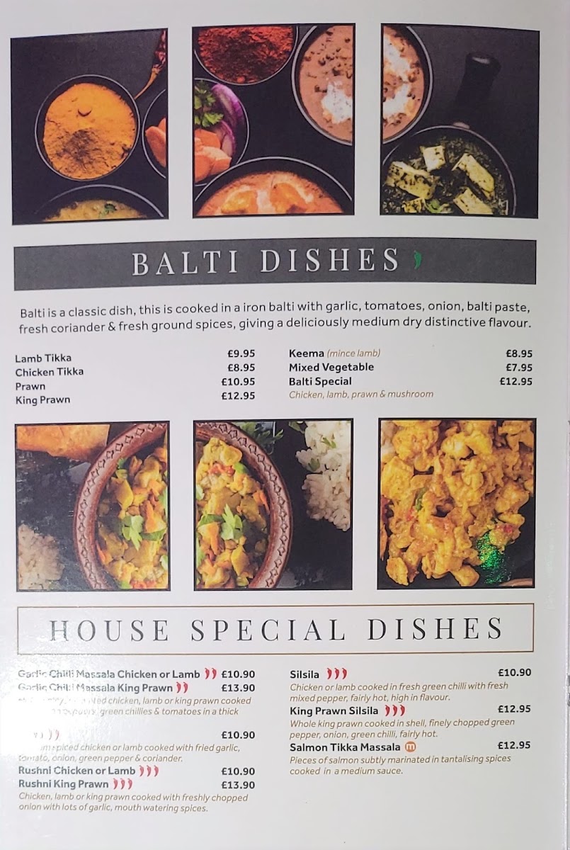 Valley Spice Menu 5