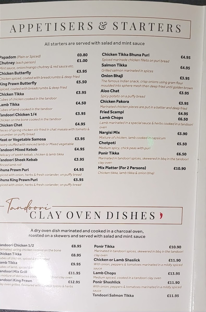 Valley Spice Menu 7
