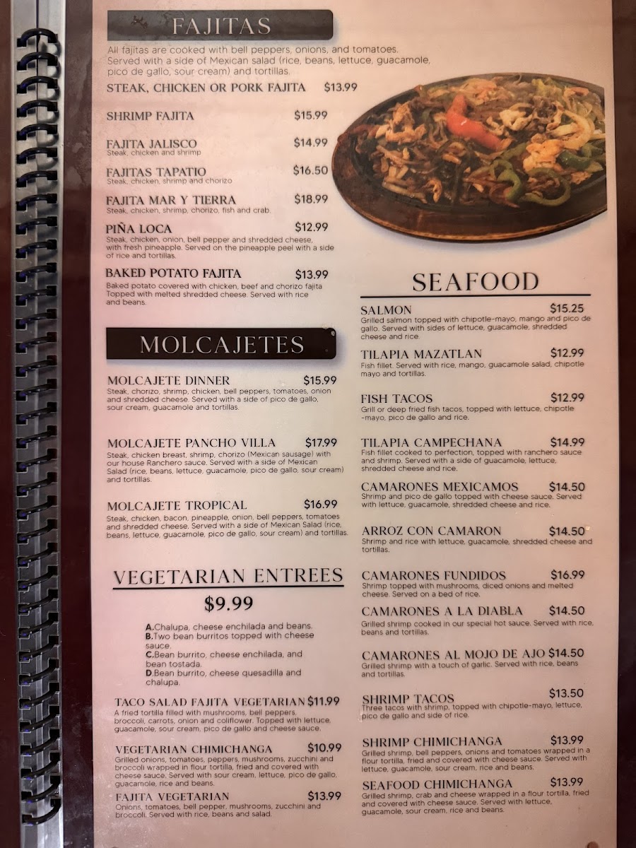 MI TORO SUPREMO LLC Menu 1