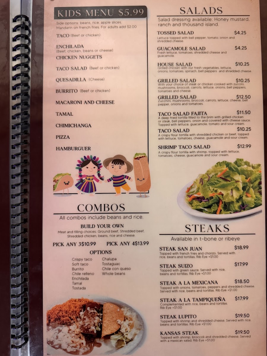 MI TORO SUPREMO LLC Menu 2