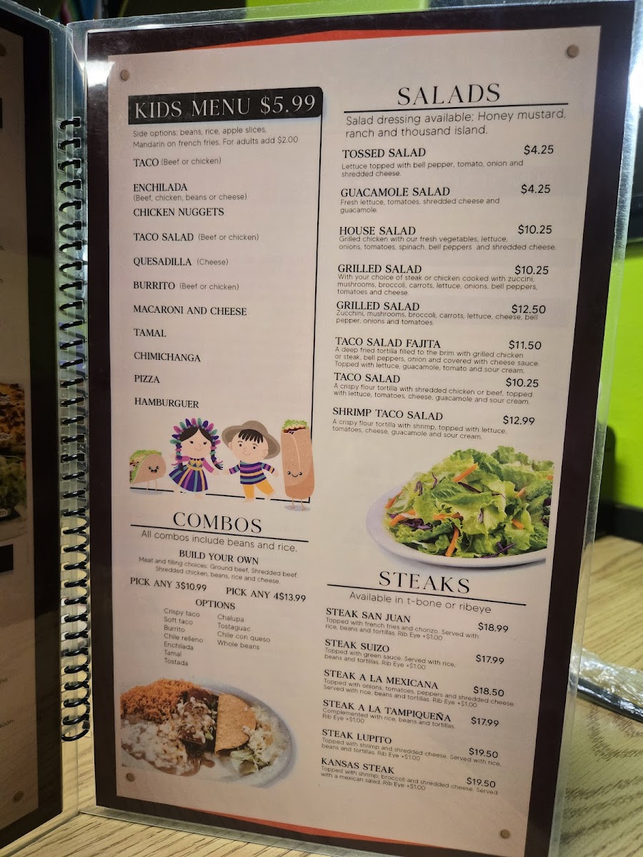 MI TORO SUPREMO LLC Menu 8