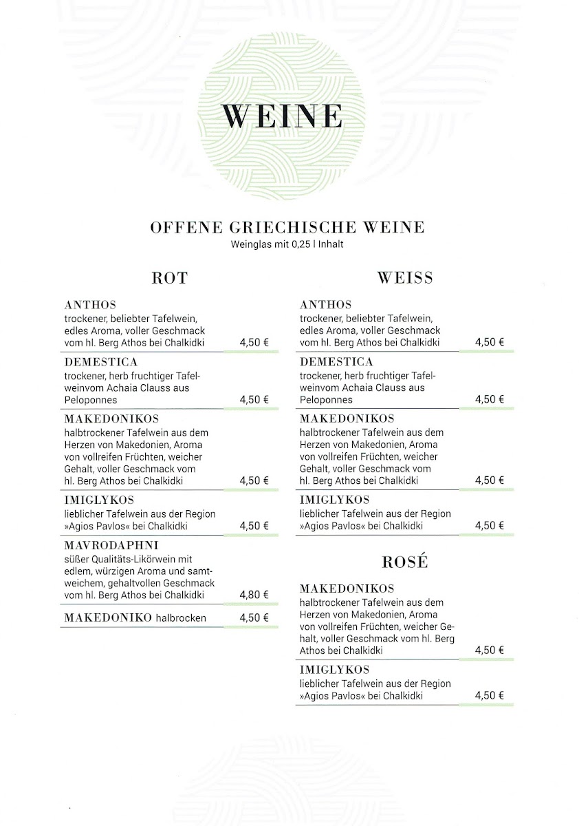 Restaurant Schlosswache Menu 9