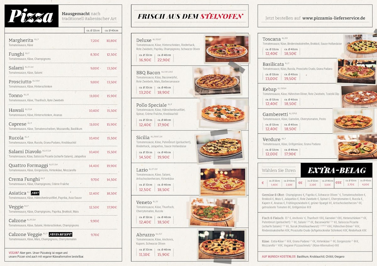 Pizza Mia Kaltenkirchen Menu 1