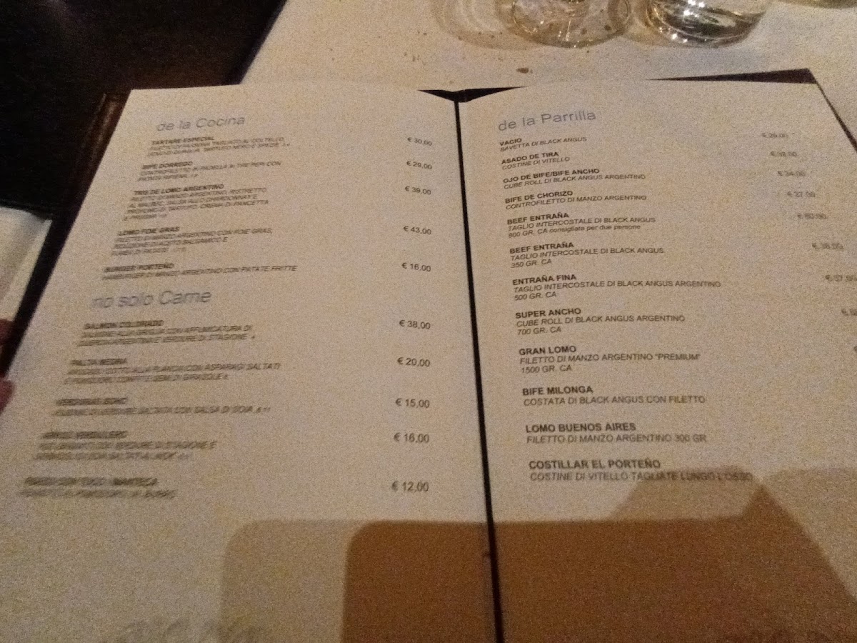 El Porteño • Arena Menu 4