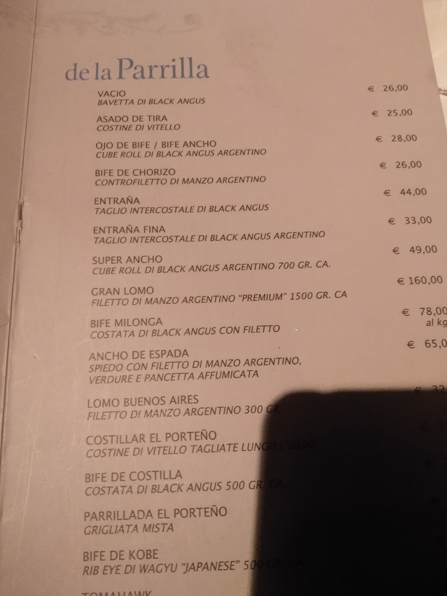 El Porteño • Arena Menu 7