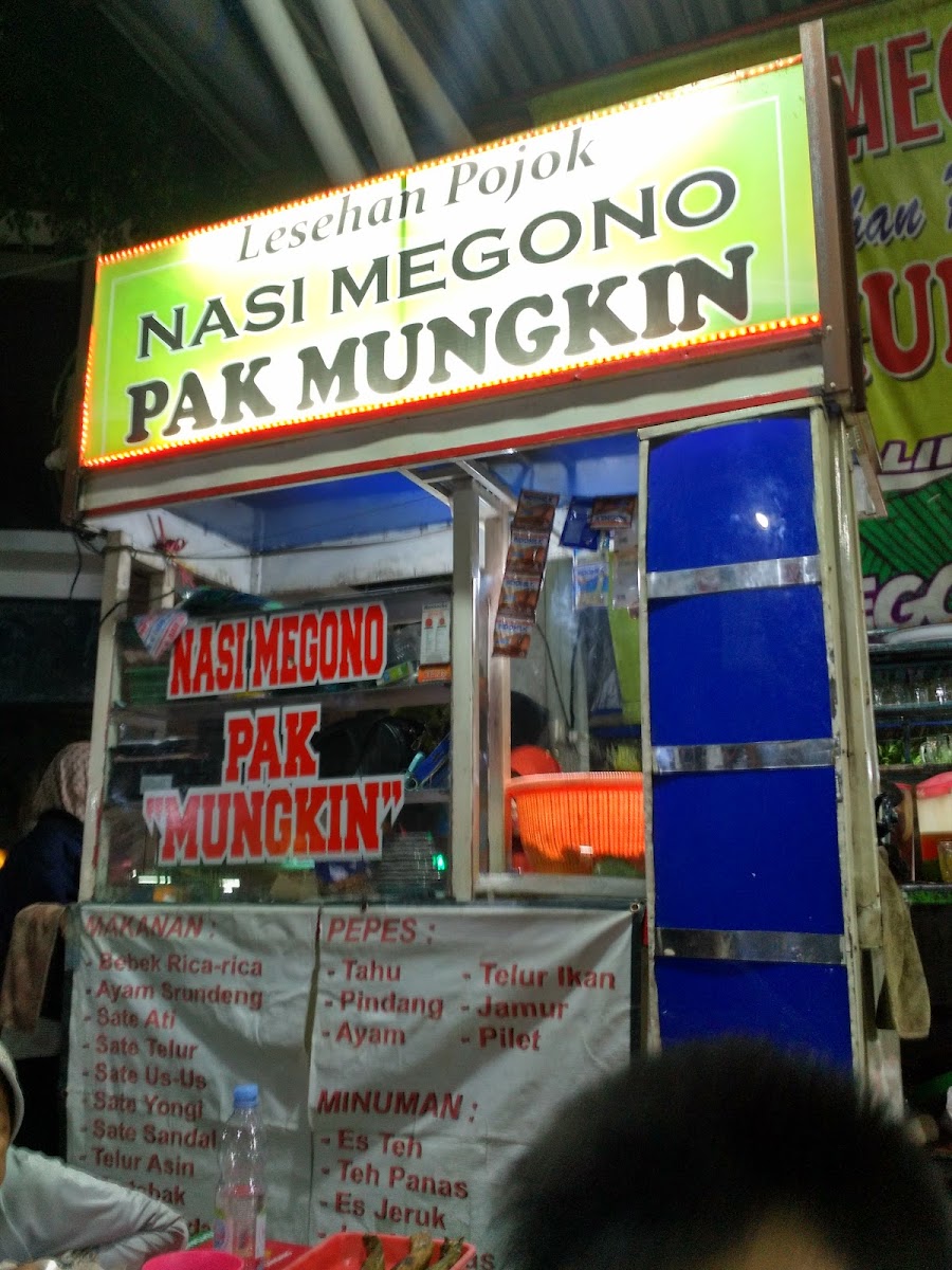 Warung Sego Megono Pak Mungkin Menu 2