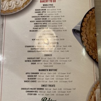 Perkins Restaurant & Bakery Menu 1