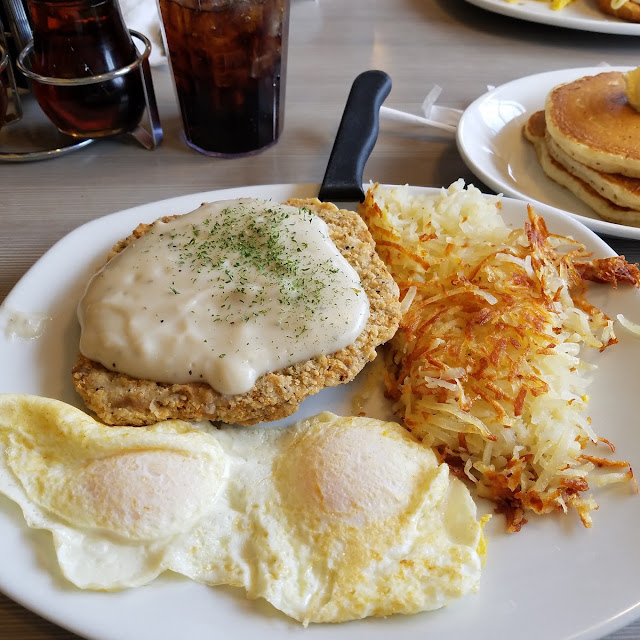 Chicken Fried Steak and Eggs