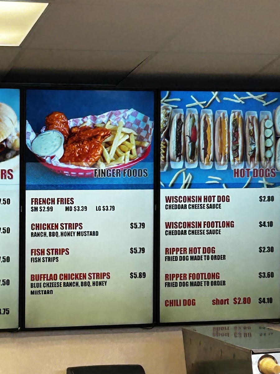 Zesto Drive In Menu 2