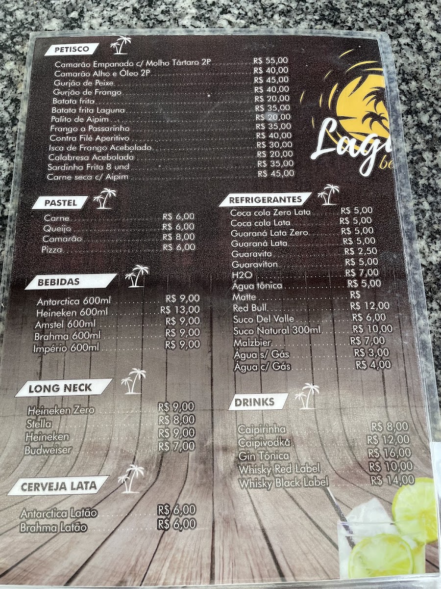 Laguna Beach Beer Menu 1