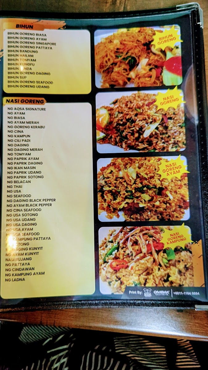 AL AQSA BISTRO Menu 3
