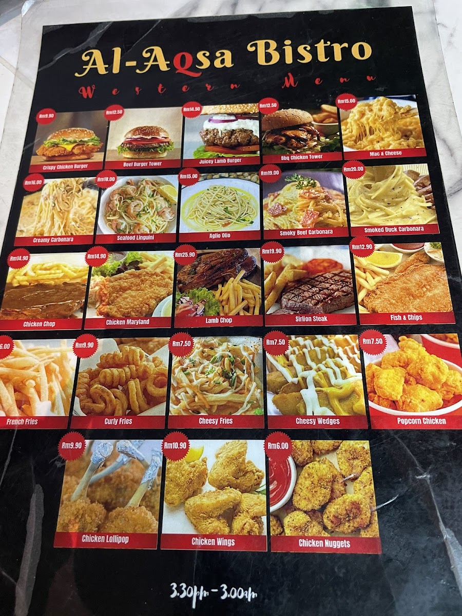 AL AQSA BISTRO Menu 5