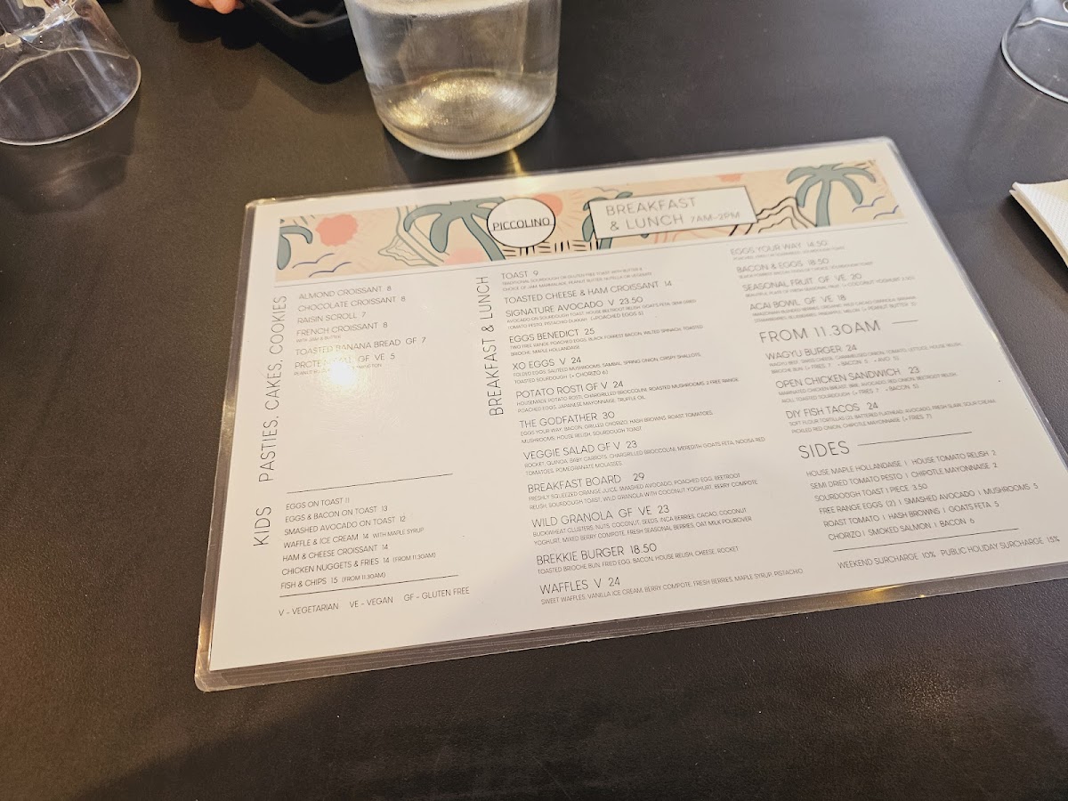 10 Hastings Street Cafe Menu 1